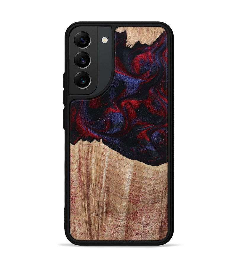 Galaxy S22 Plus Wood Phone Case - Elza (Red, 804906)