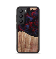 Galaxy S23 Wood Phone Case - Elza (Red, 804906)