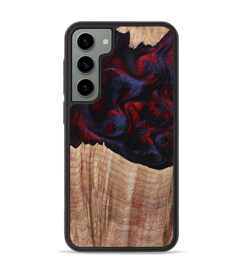Galaxy S23 Plus Wood Phone Case - Elza (Red, 804906)