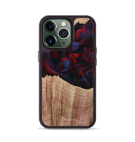 iPhone 13 Pro Wood Phone Case - Elza (Red, 804906)