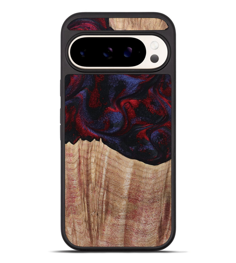 Pixel 10 Pro XL Wood Phone Case - Elza (Red, 804906)