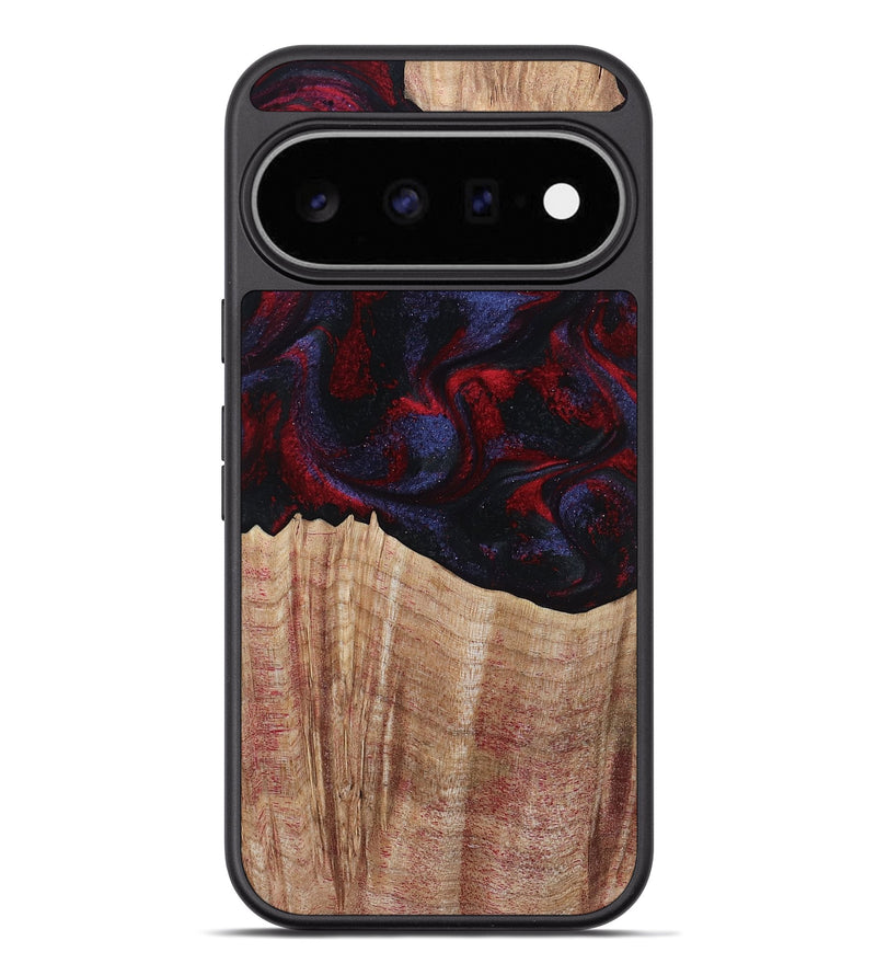 Pixel 11 Pro XL Wood Phone Case - Elza (Red, 804906)