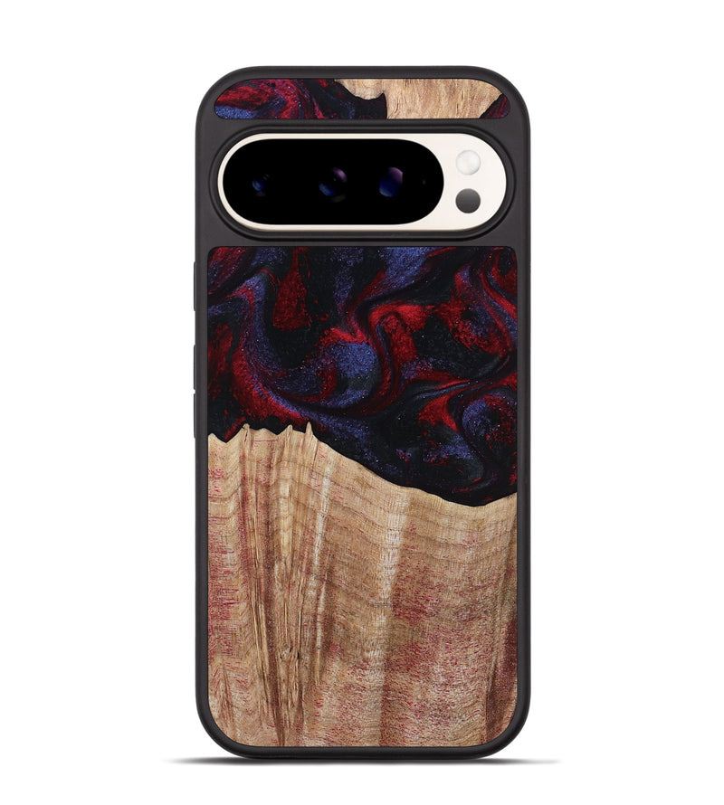 Pixel 9 Pro Wood Phone Case - Elza (Red, 804906)