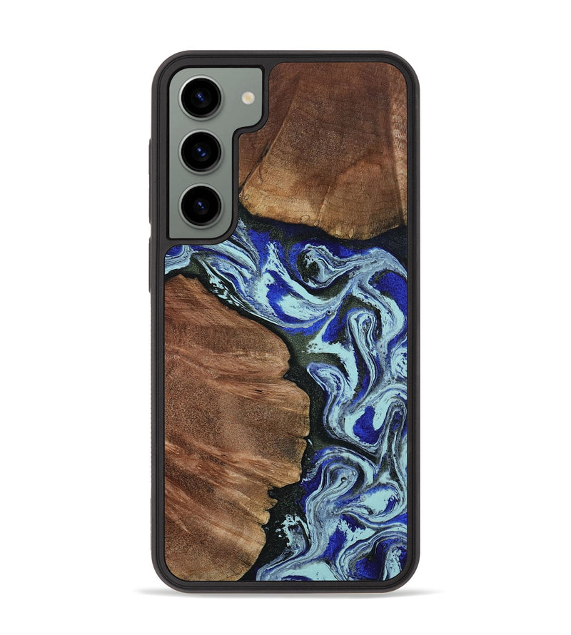 Galaxy S23 Plus Wood Phone Case - Earlene (Blue, 804912)