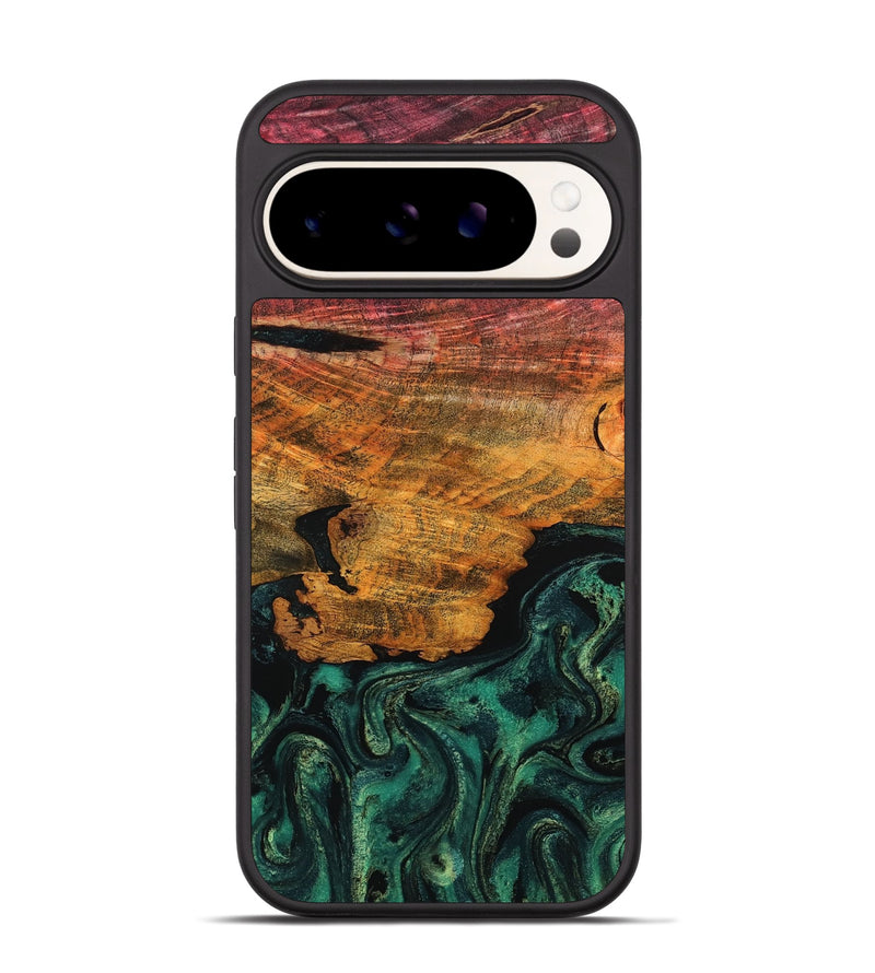 Pixel 9 Pro Wood Phone Case - Brionna (Green, 804916)