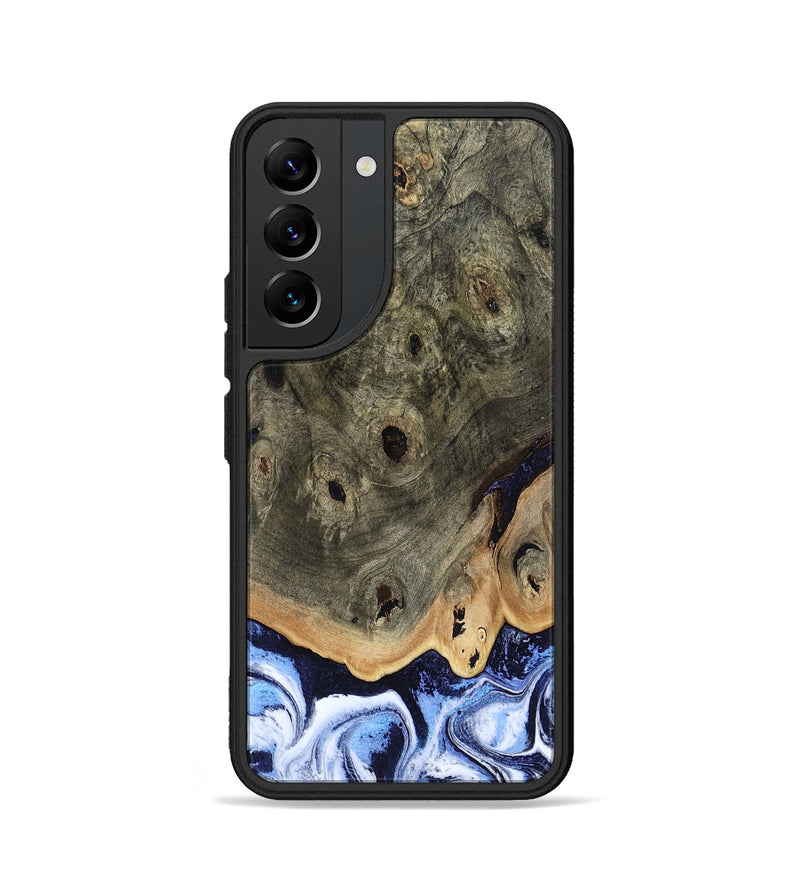 Galaxy S22 Wood Phone Case - Saul (Blue, 804944)