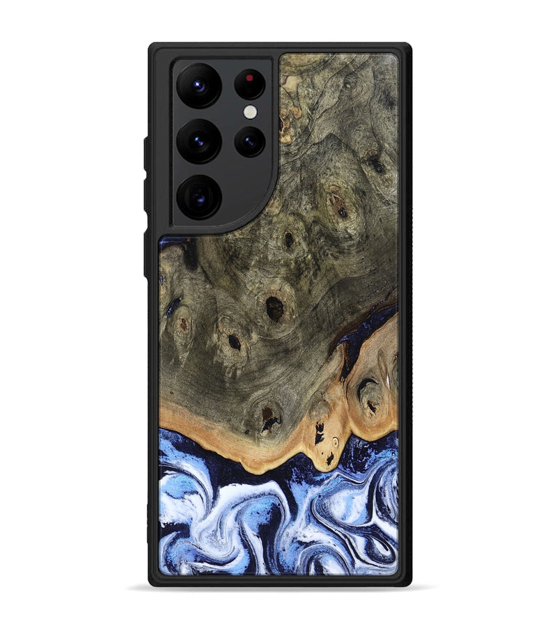 Galaxy S22 Ultra Wood Phone Case - Saul (Blue, 804944)