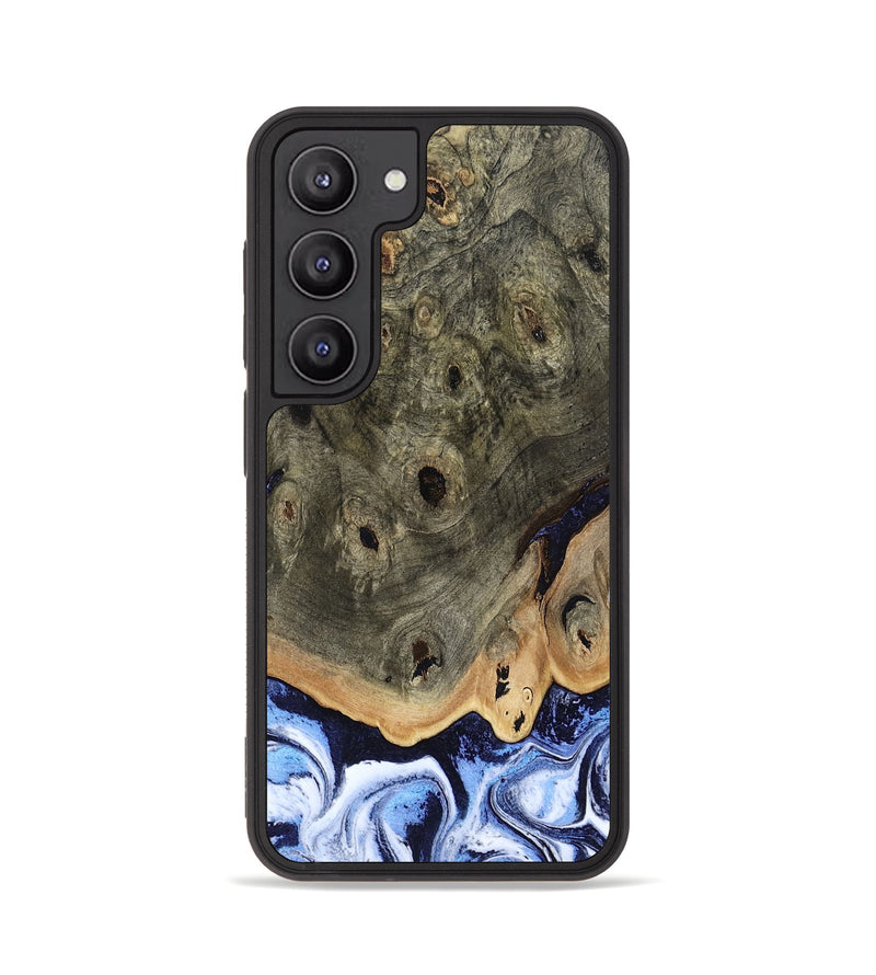 Galaxy S23 Wood Phone Case - Saul (Blue, 804944)