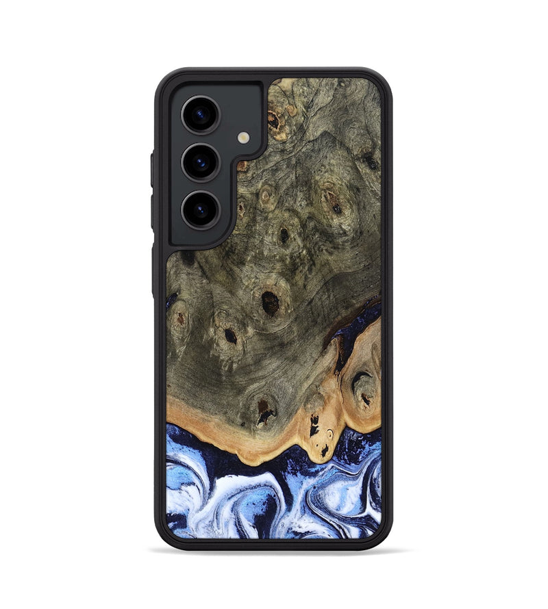 Galaxy S24 Wood Phone Case - Saul (Blue, 804944)