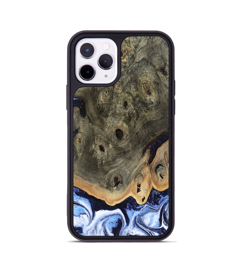 iPhone 11 Pro Wood Phone Case - Saul (Blue, 804944)