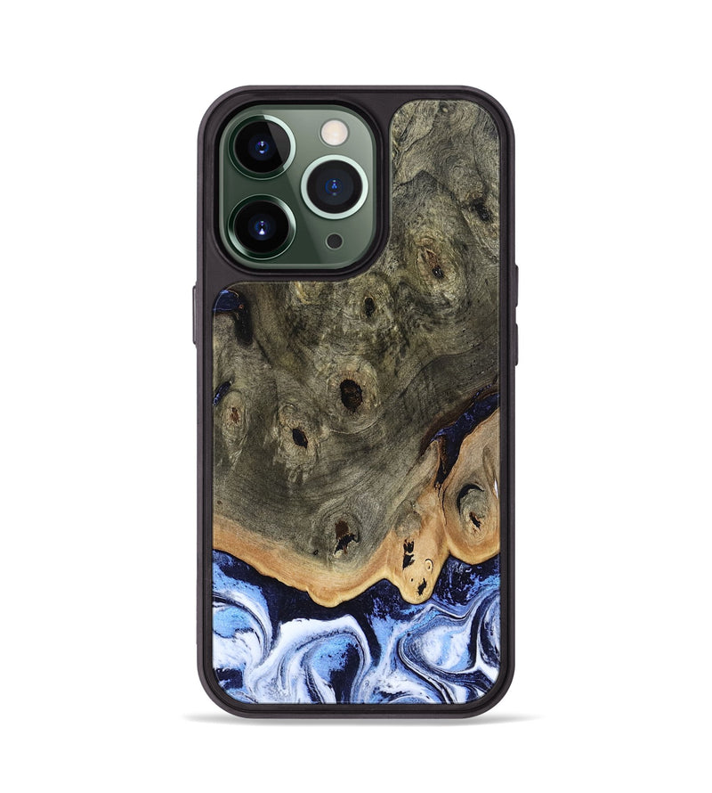 iPhone 13 Pro Wood Phone Case - Saul (Blue, 804944)