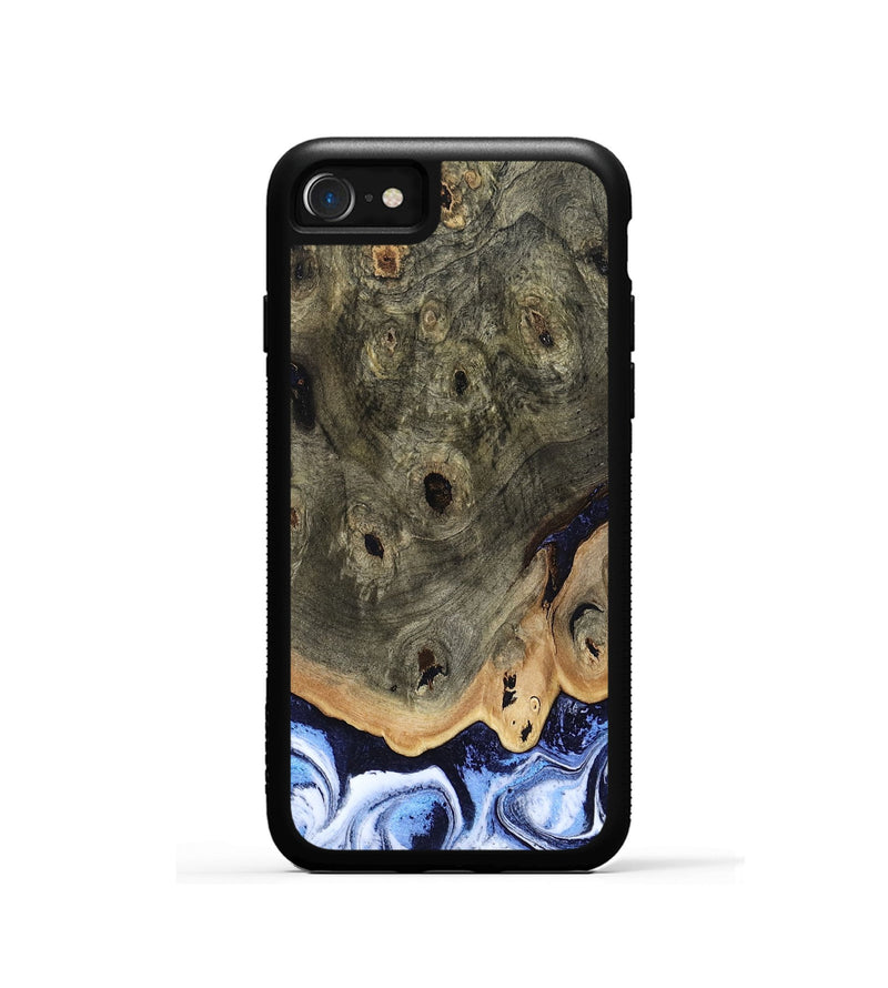 iPhone SE Wood Phone Case - Saul (Blue, 804944)