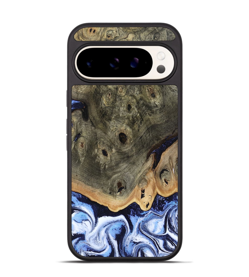 Pixel 9 Wood Phone Case - Saul (Blue, 804944)