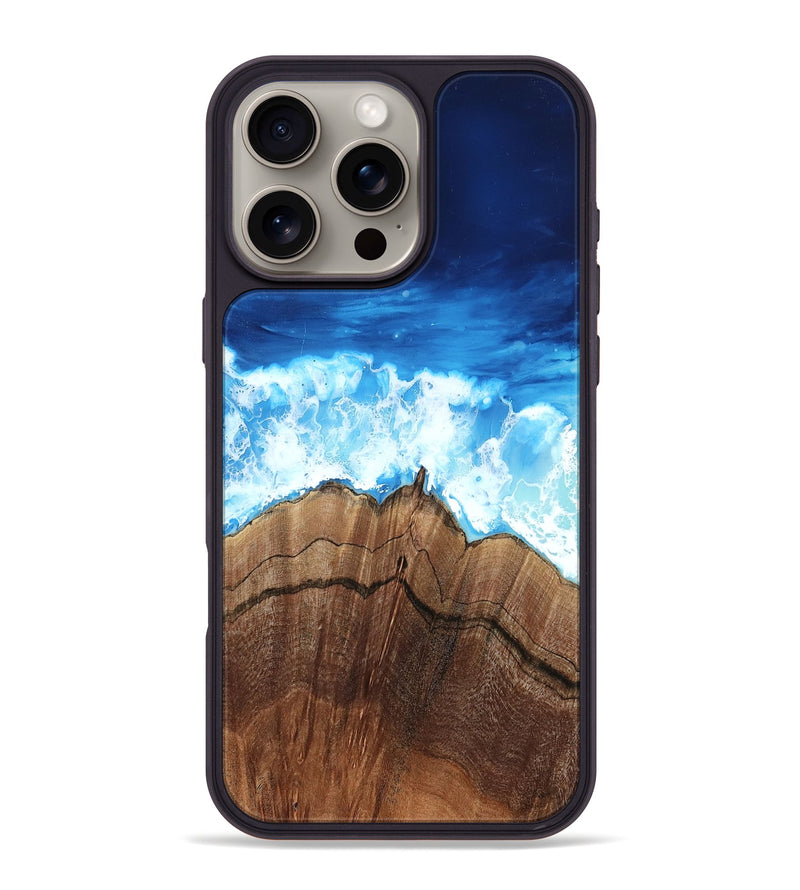 iPhone 16 Pro Max Wood Phone Case - Junior (Coastal, 804966)