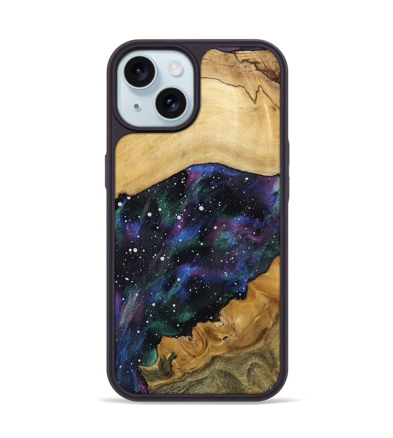 iPhone 15 Wood Phone Case - Roni (Cosmos, 804977)