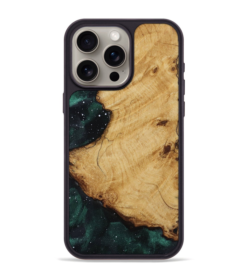 iPhone 15 Pro Max Wood Phone Case - Kenley (Ancient Olive, 805070)