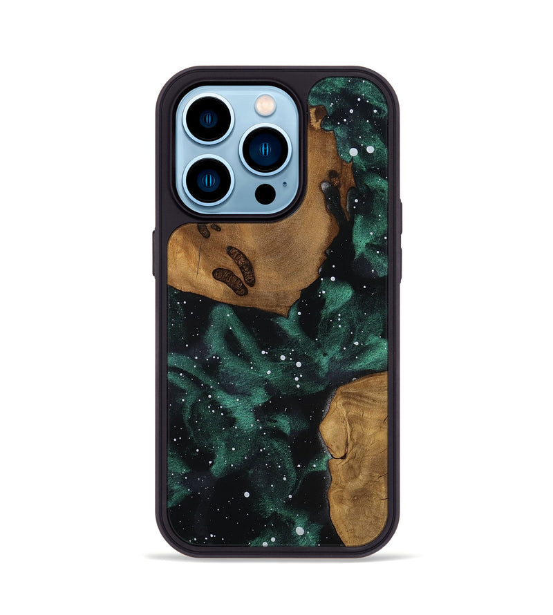 iPhone 14 Pro Wood Phone Case - Octavio (Cosmos, 805079)