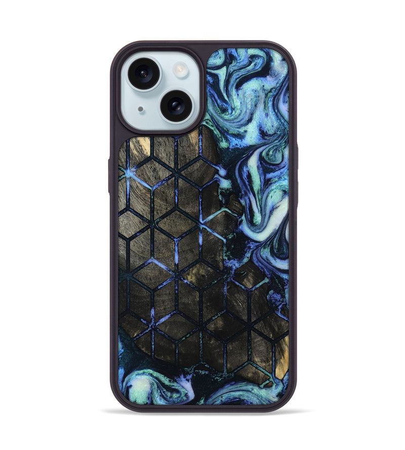 iPhone 15 Wood Phone Case - Elma (Pattern, 805089)