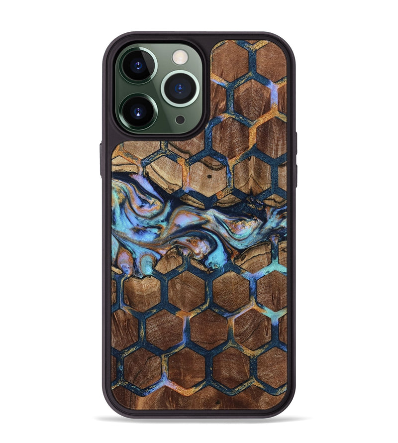 iPhone 13 Pro Max Wood Phone Case - Yolanda (Pattern, 805090)