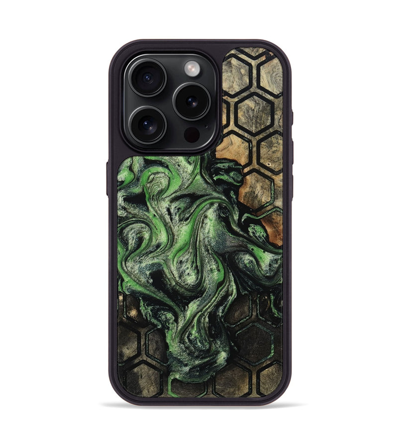 iPhone 15 Pro Wood Phone Case - Donie (Pattern, 805093)