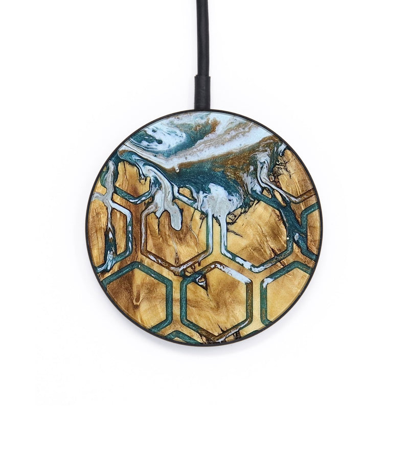 Circle Wood Wireless Charger - Yahaira (Pattern, 805098)