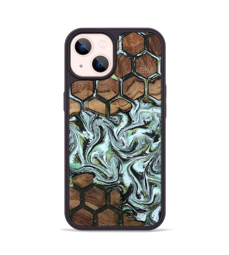 iPhone 14 Wood Phone Case - Araya (Pattern, 805102)