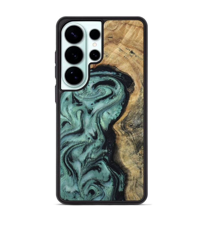 Galaxy S26 Ultra Wood Phone Case - Thelma (Green, 805109)