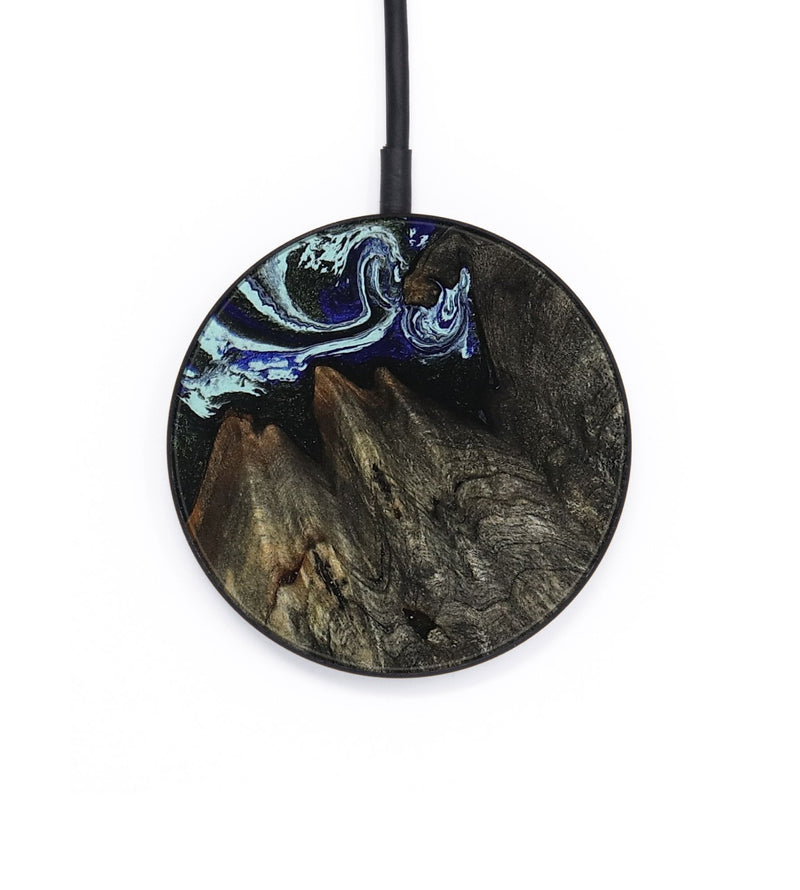 Circle Wood Wireless Charger - Ezrah (Blue, 805110)