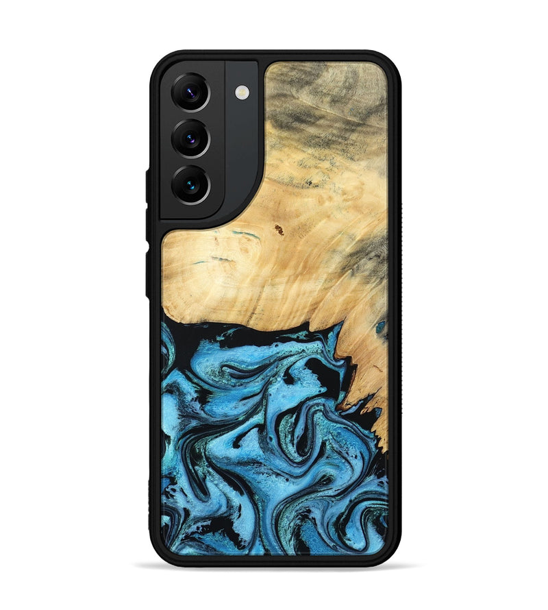 Galaxy S22 Plus Wood Phone Case - Rubin (Blue, 805130)