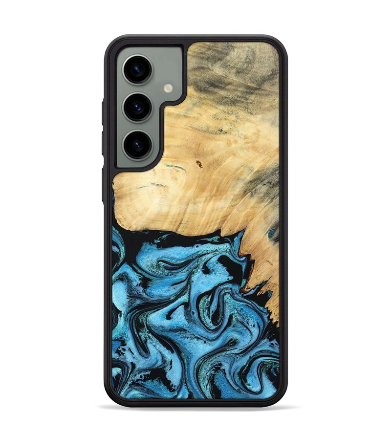 Galaxy S24 Plus Wood Phone Case - Rubin (Blue, 805130)