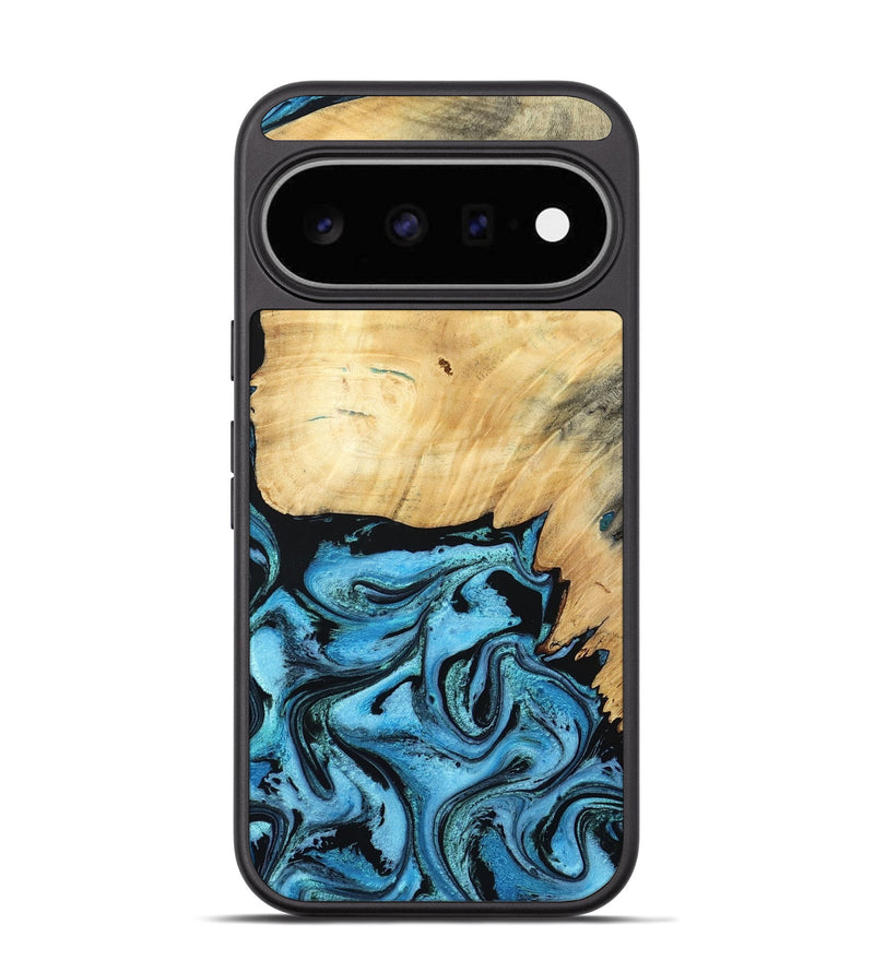 Pixel 11 Wood Phone Case - Rubin (Blue, 805130)