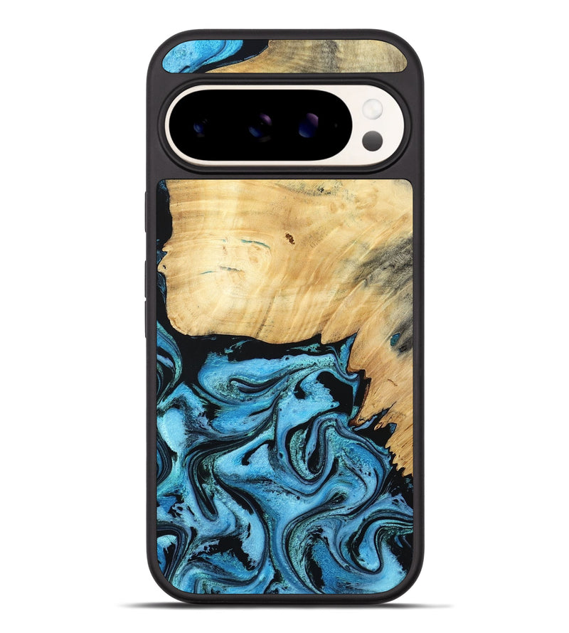Pixel 9 Pro XL Wood Phone Case - Rubin (Blue, 805130)