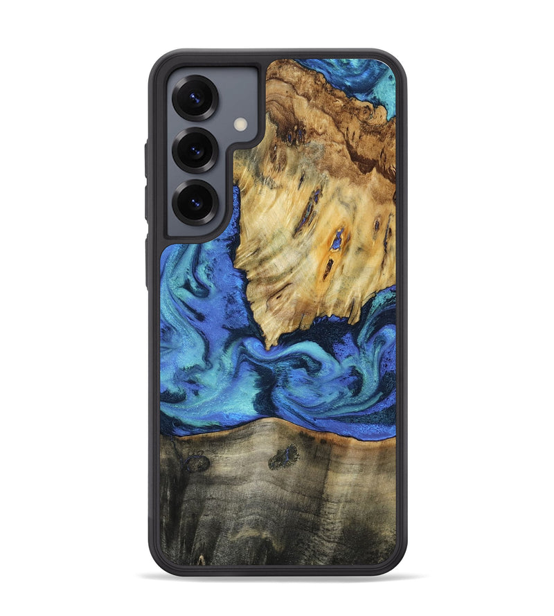Galaxy S25 Plus Wood Phone Case - Kunta (Blue, 805136)