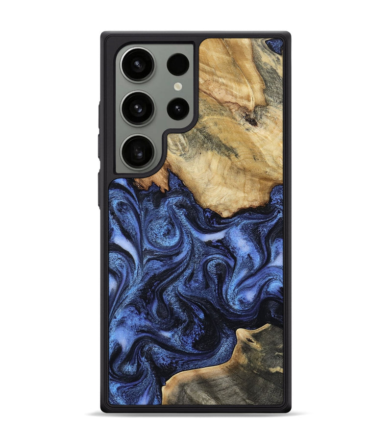 Galaxy S24 Ultra Wood Phone Case - Maximus (Blue, 805143)