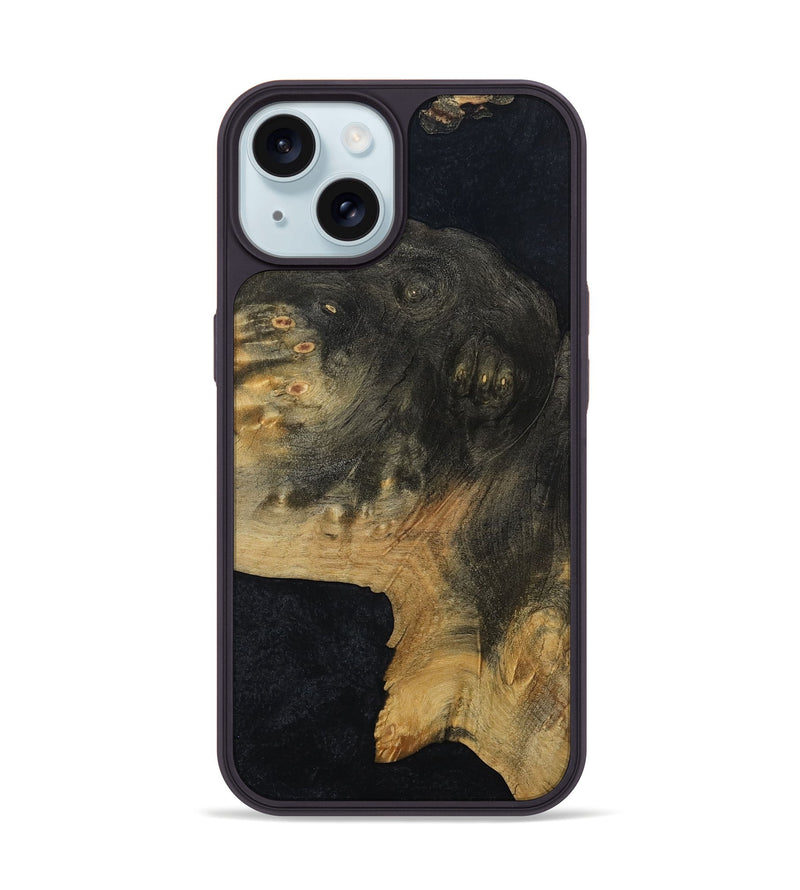 iPhone 15 Wood Phone Case - Shari (Wood Burl, 805156)
