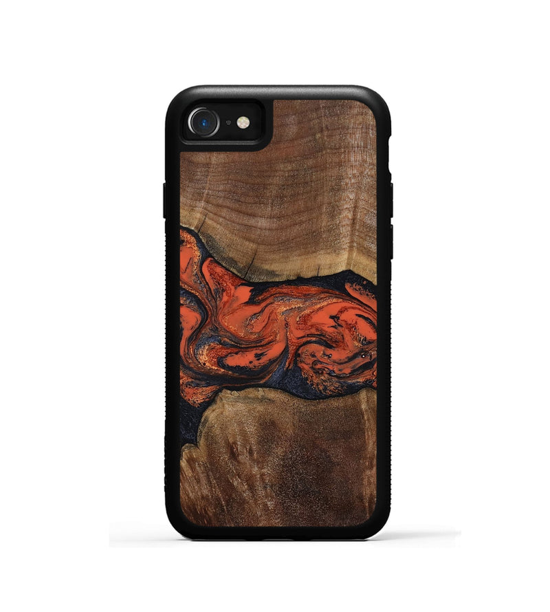 iPhone SE Wood Phone Case - Kirstin (Red, 805177)