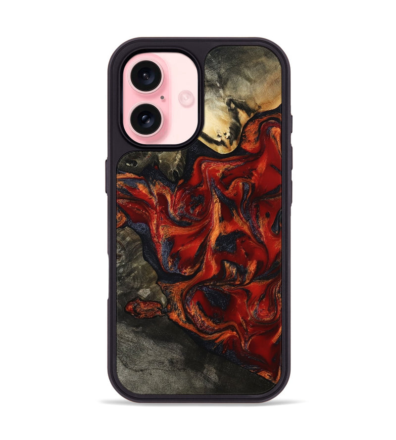 iPhone 16 Wood Phone Case - Adaline (Red, 805180)