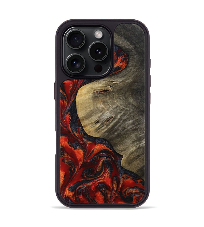 iPhone 16 Pro Wood Phone Case - Azul (Red, 805181)