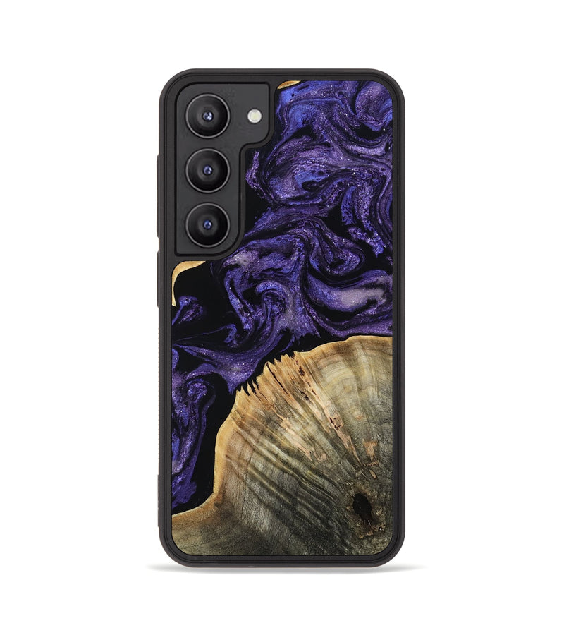 Galaxy S23 Wood Phone Case - Axton (Purple, 805202)