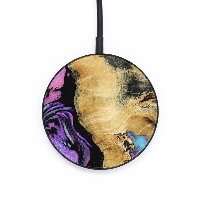 Circle Wood Wireless Charger - Alton (Purple, 805209)