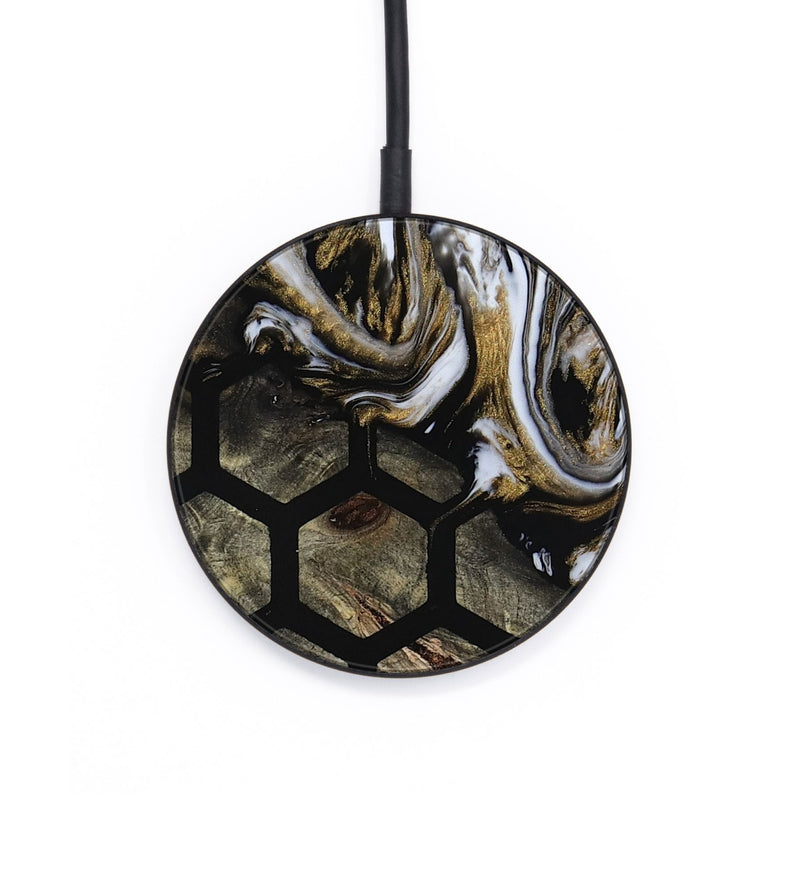Circle Wood Wireless Charger - Sudie (Pattern, 805221)