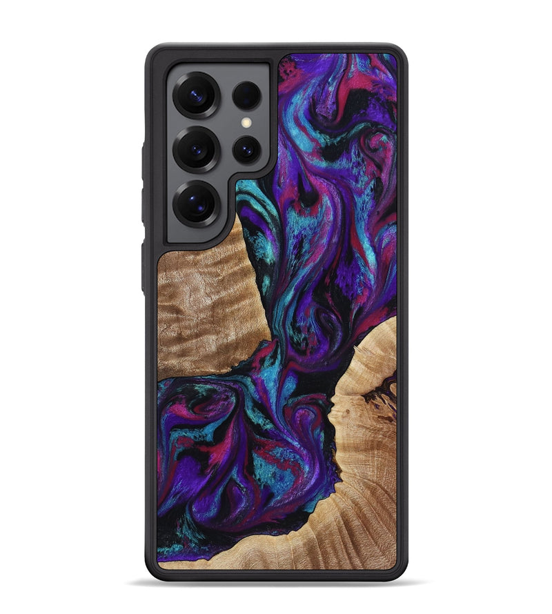 Galaxy S25 Ultra Wood Phone Case - Harlee (Purple, 805275)