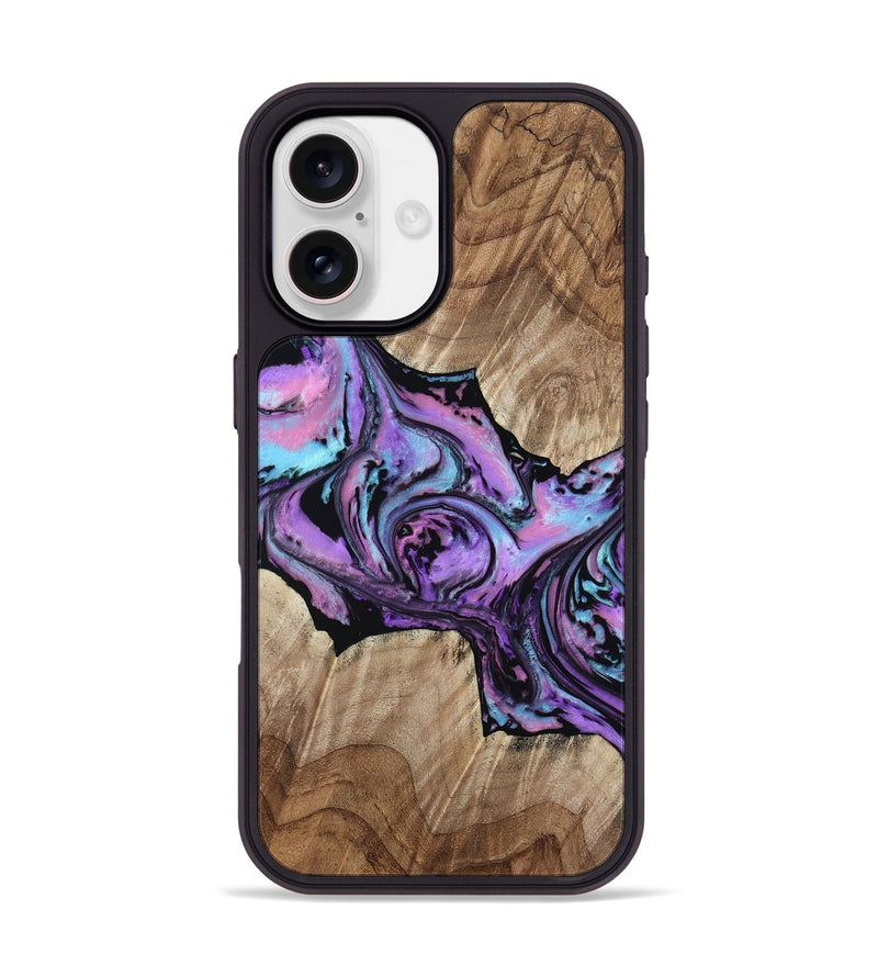 iPhone 17 Wood Phone Case - Tamera (Purple, 805278)