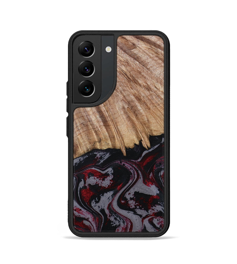 Galaxy S22 Wood Phone Case - Meyer (Red, 805282)