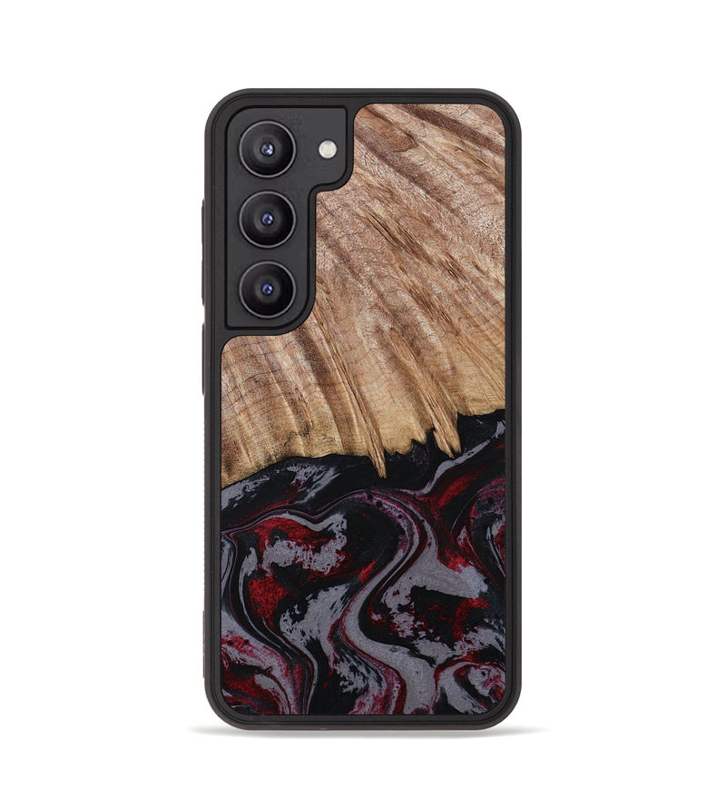 Galaxy S23 Wood Phone Case - Meyer (Red, 805282)