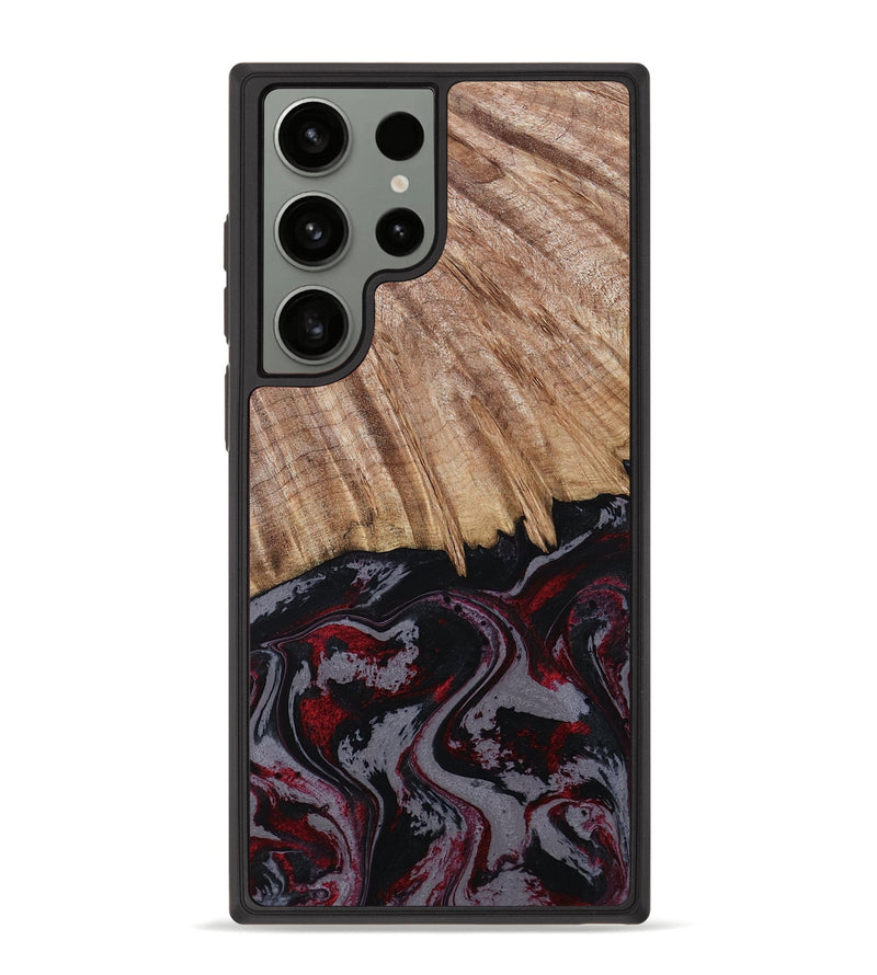 Galaxy S23 Ultra Wood Phone Case - Meyer (Red, 805282)