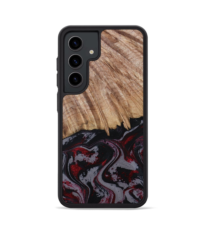 Galaxy S24 Wood Phone Case - Meyer (Red, 805282)