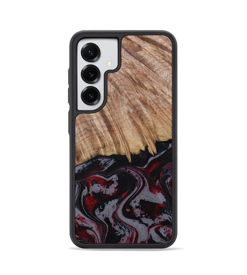 Galaxy S25 Wood Phone Case - Meyer (Red, 805282)