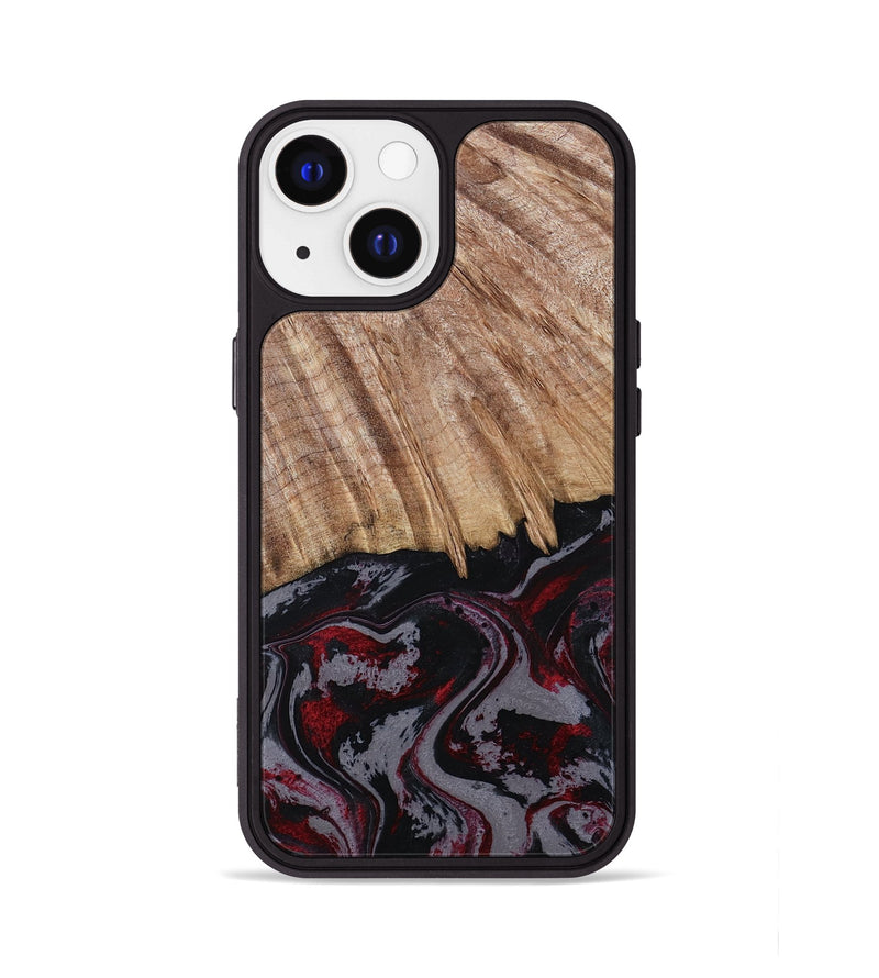 iPhone 13 Wood Phone Case - Meyer (Red, 805282)