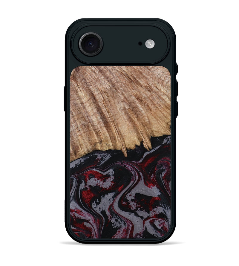 iPhone 17 Air Wood Phone Case - Meyer (Red, 805282)